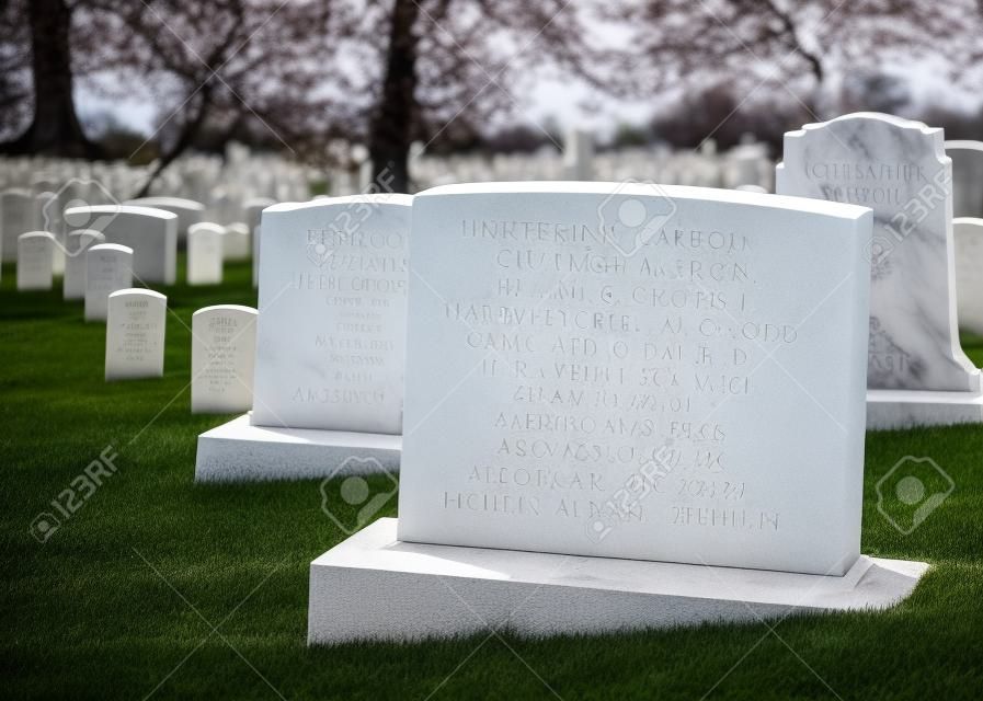 cimetière d'Arlington cimetière pierres tombales blanches