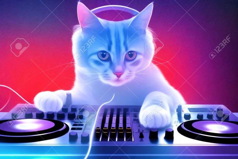 Cat Dj Stock Photos and Images - 123RF