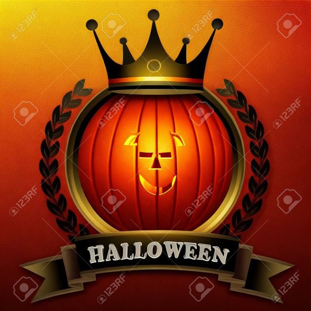 Halloween Krone Rahmensymbol