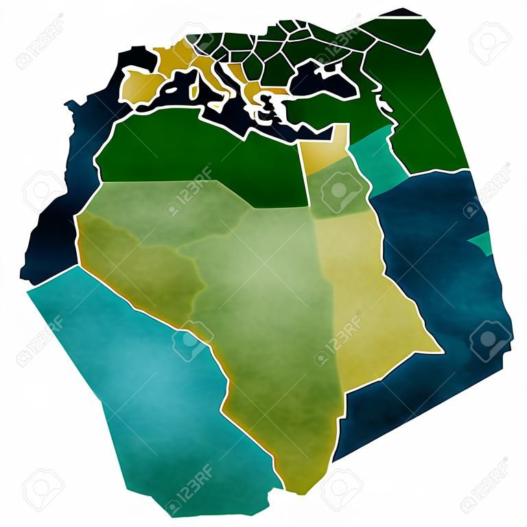 algérie carte du monde pays icône