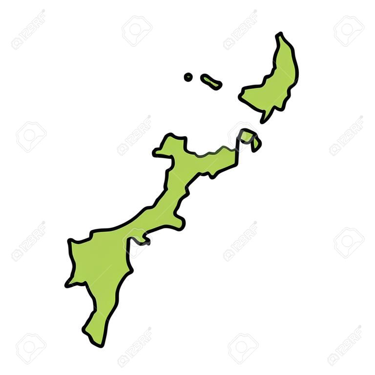 Okinawa Map frame icon