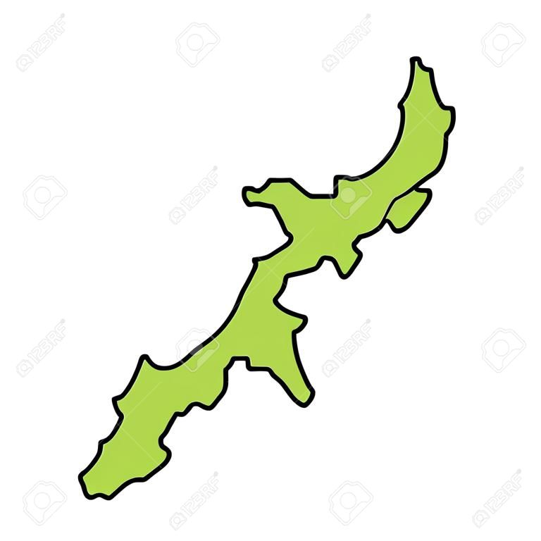 Okinawa Map frame icon