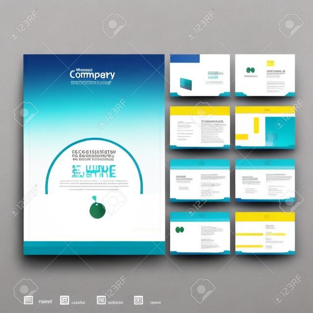 company profile design for corporate area use