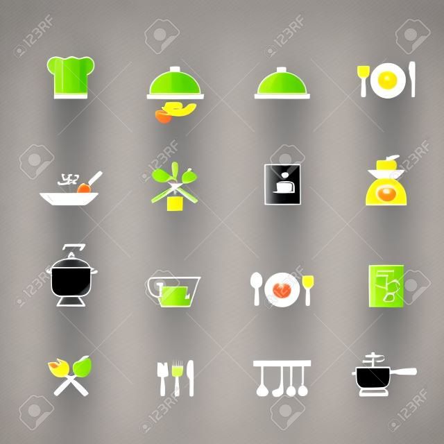 Kochen und Küche Symbole