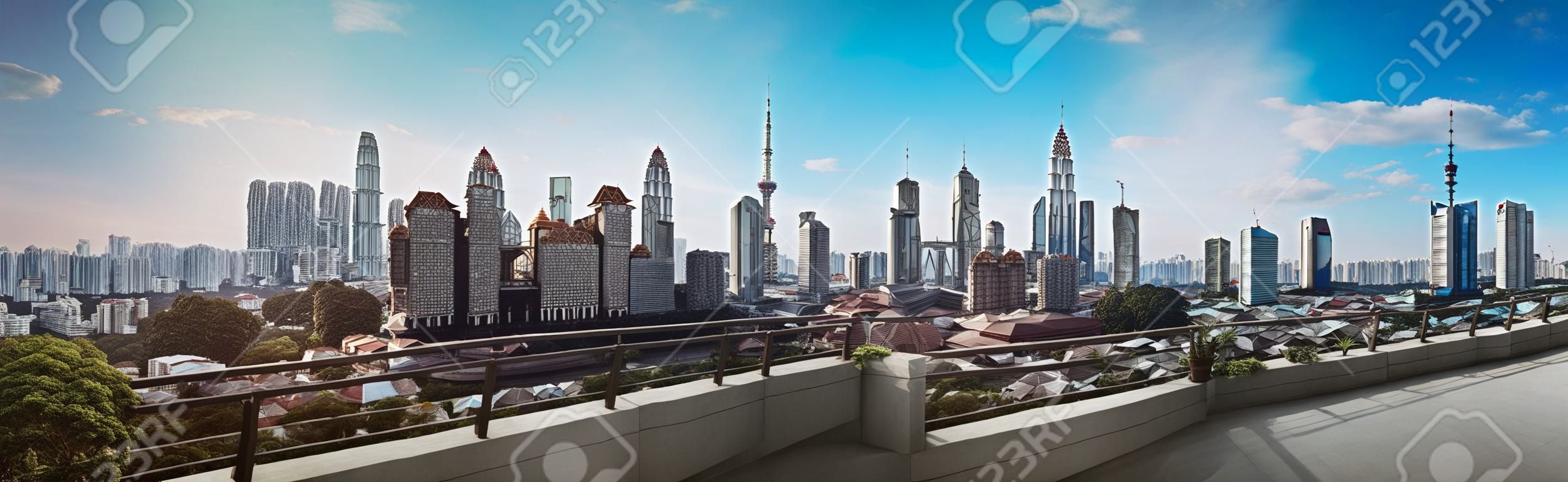 開放空間陽台，可欣賞吉隆坡市容天際線景觀。