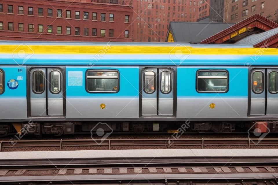 Tren de metro en Nueva York