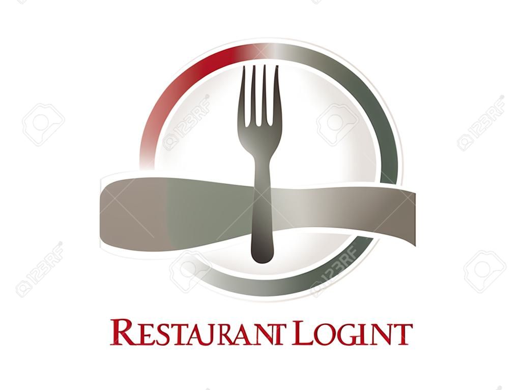 Illustration de logo de restaurant.