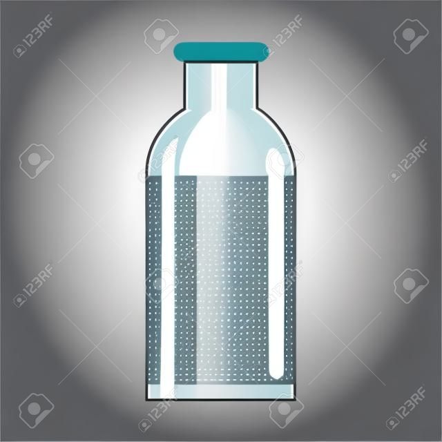 Kitchen glass jar isolated vector illustration graphic design