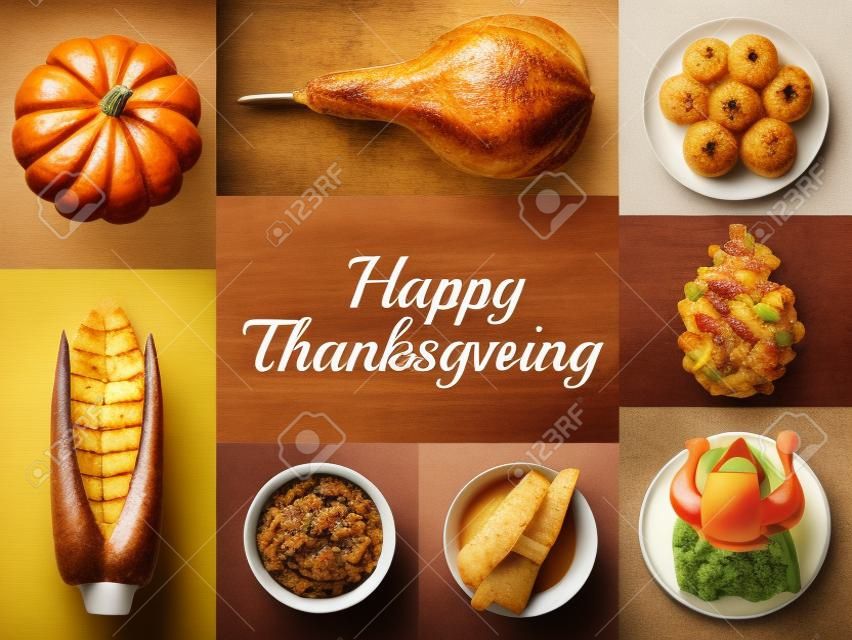 seven thanksgiving food icons