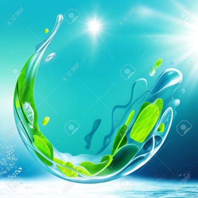 h2o splashes nature fresh resource