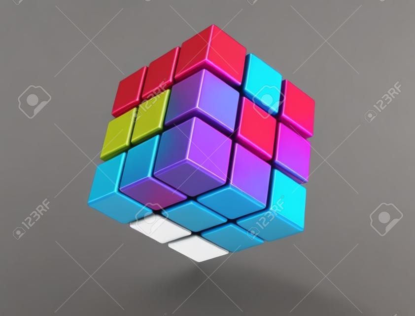 큐브 3D 그림