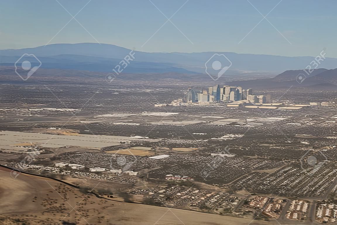 The Phoenix Skyline is surrounded by Desert and Cacti