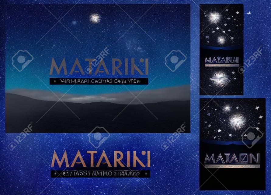 NZ Las estrellas de Matariki Maori New Year, constelación de estrellas
