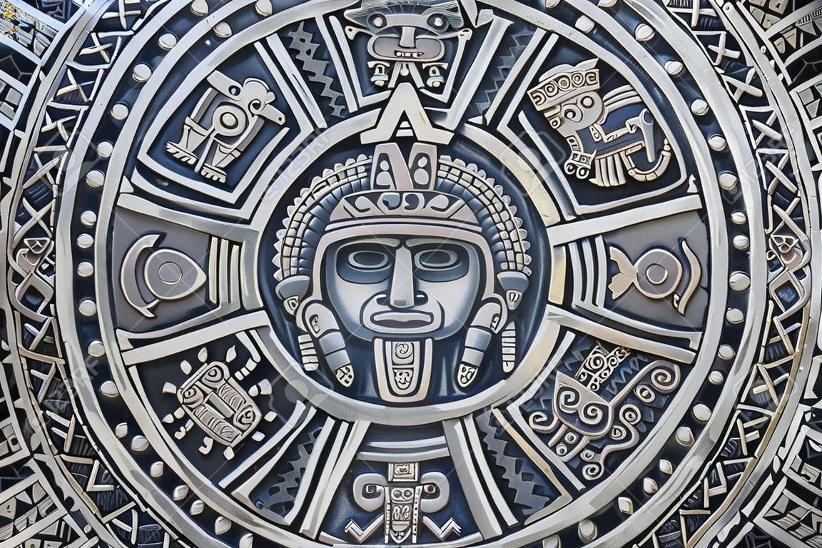 texture aztèque de l'histoire comme joli fond de pierre