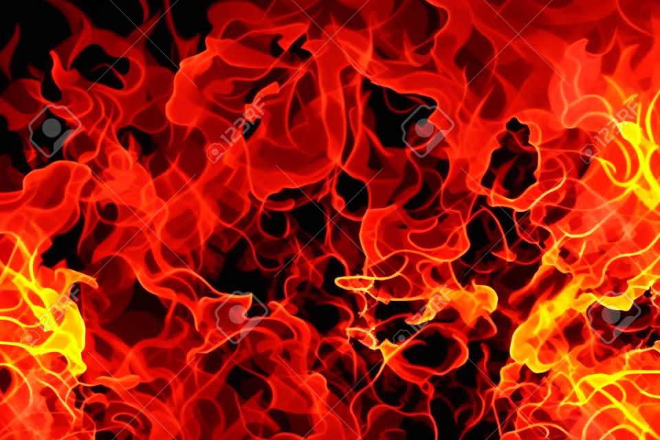 火の炎の背景。オリジナルの炎とグラフィック効果。