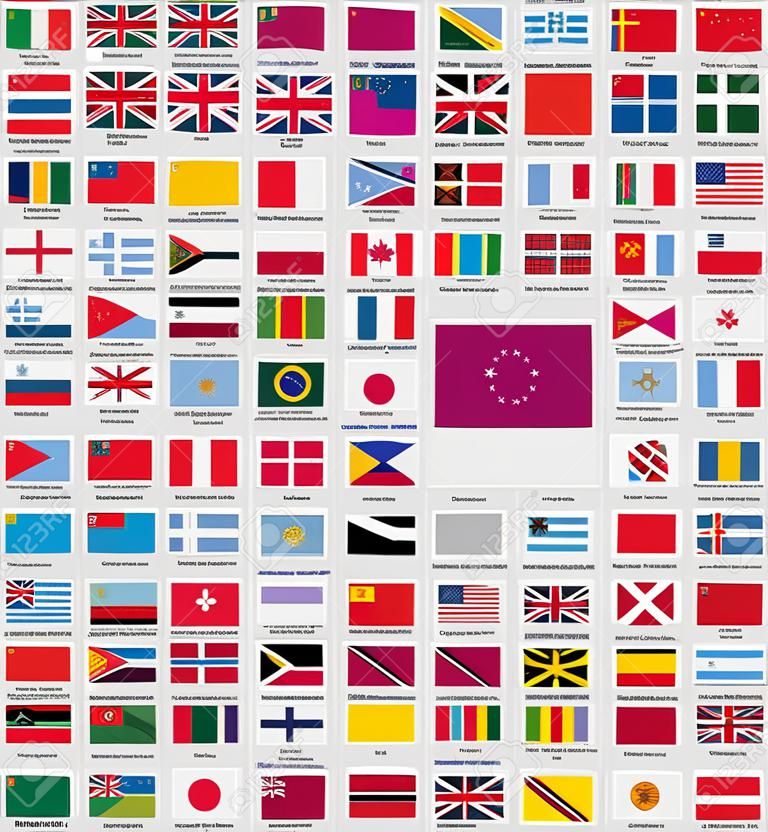 Bandeiras oficiais do país