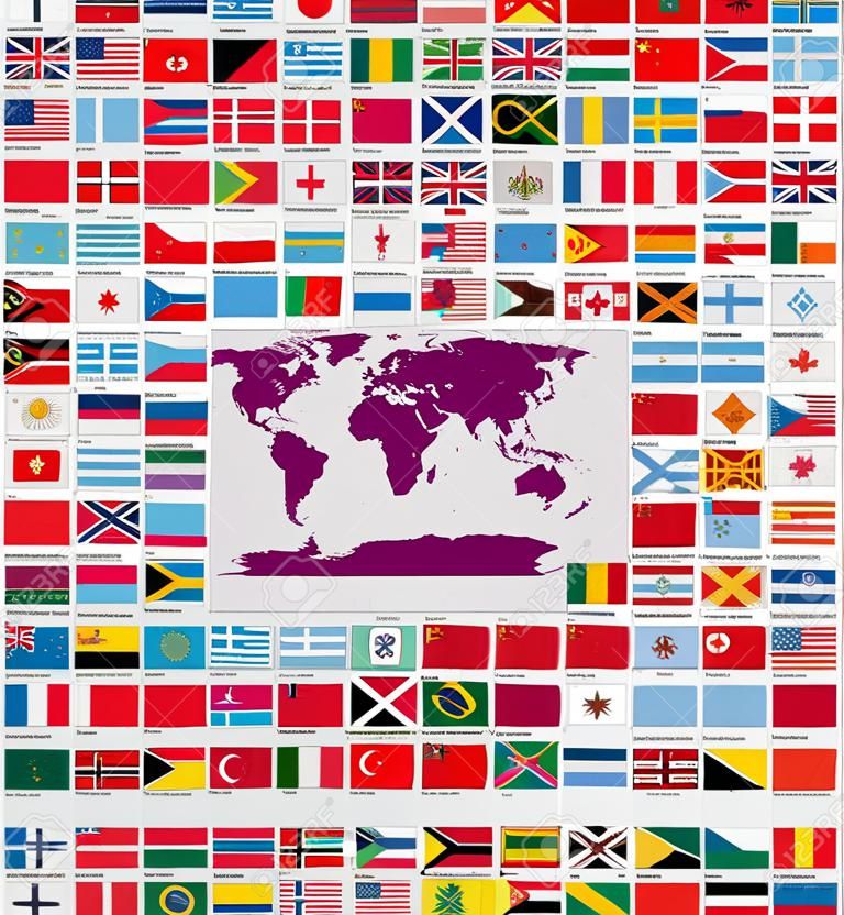 Официальные флагами стран
