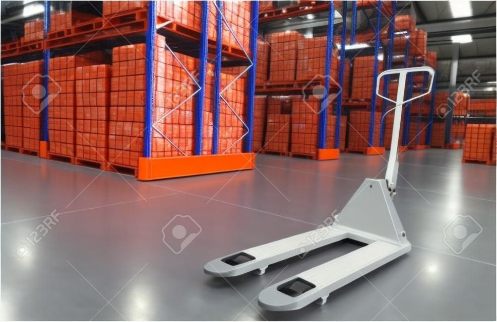 Manuale carrello elevatore pallet stacker attrezzature camion al magazzino