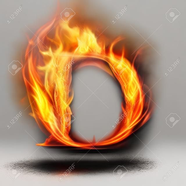 火与冰文本，大写字母，字母D