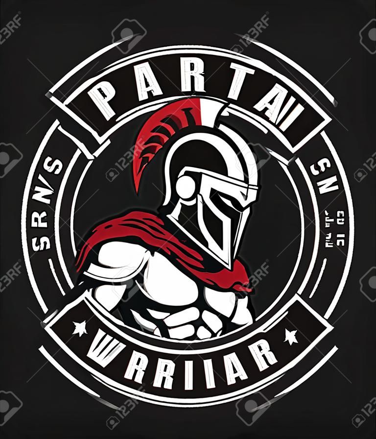 Spartan warrior. Logo design