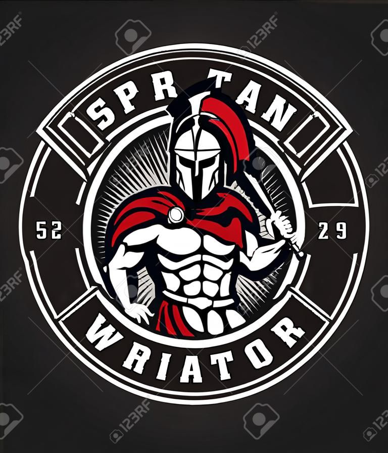 Spartan warrior. Logo design