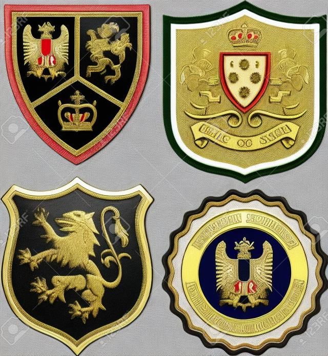escudo emblema heráldico clássico real