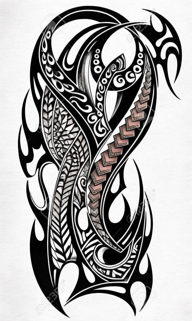 Tattoo design, shoulder abstract tattoo