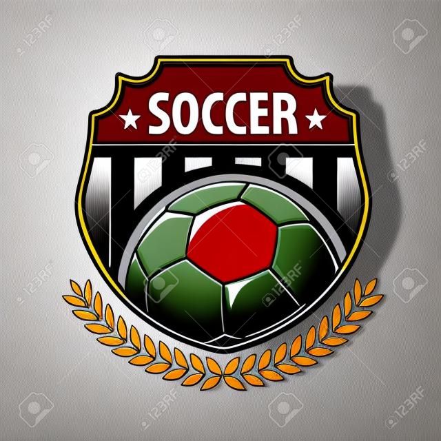 Football badge logo template design,soccer team,vector illuatration