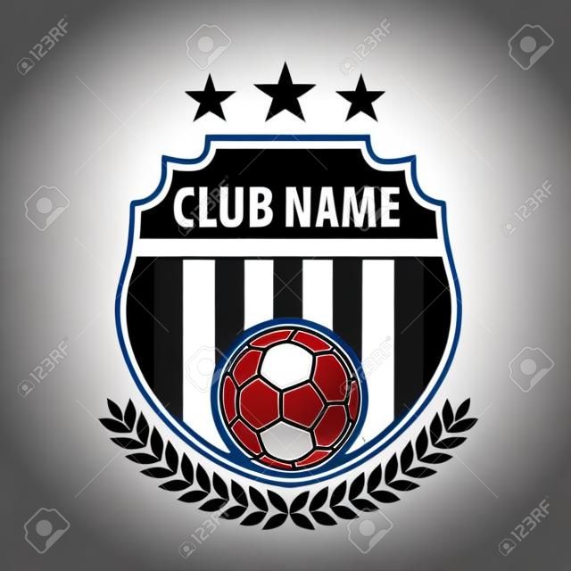 Football badge logo template design,soccer team,vector illuatration