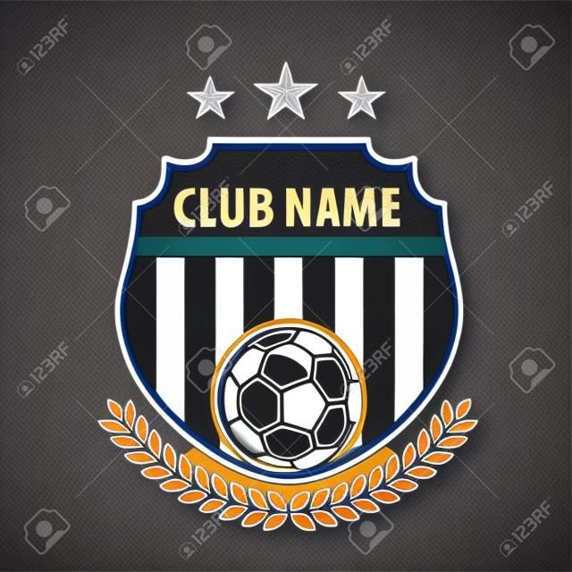Voetbal badge logo sjabloon ontwerp,soccer team,vector illustration