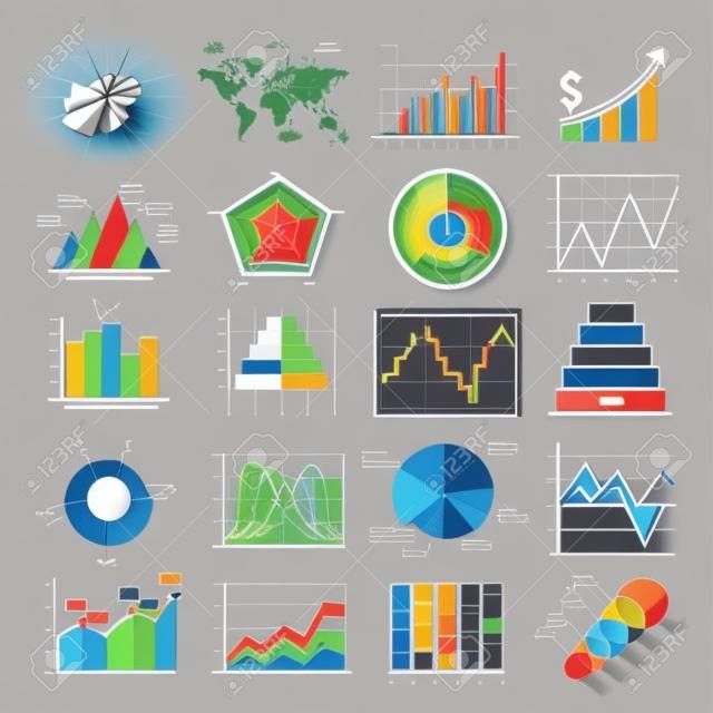 Бизнес инфографики иконы. Векторная иллюстрация. может быть использован для разметки рабочего процесса, баннер, диаграммы, варианты количество, веб-дизайн, шаблон временной шкалы.