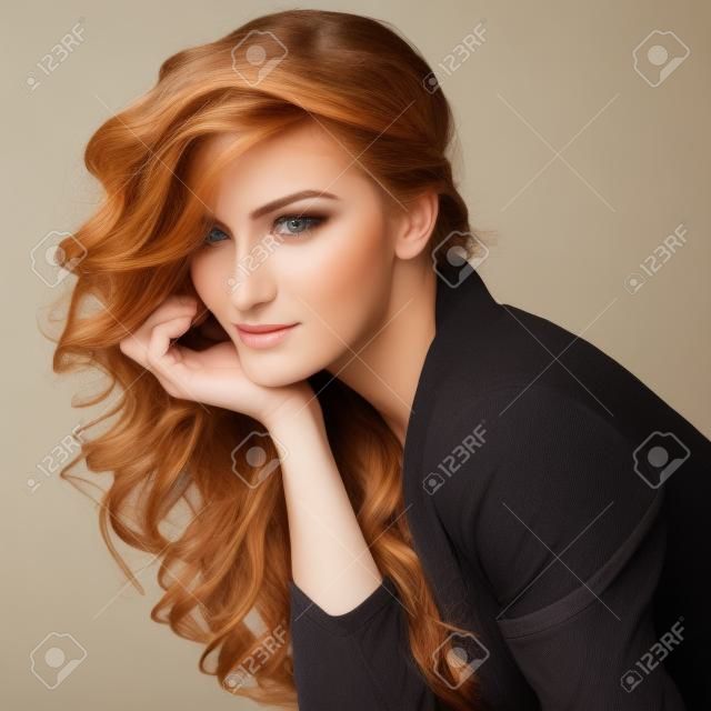 Portrait of beautiful female model