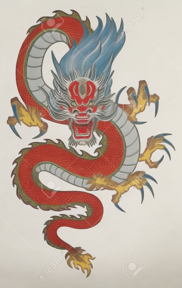 Dragón asiático tradicional