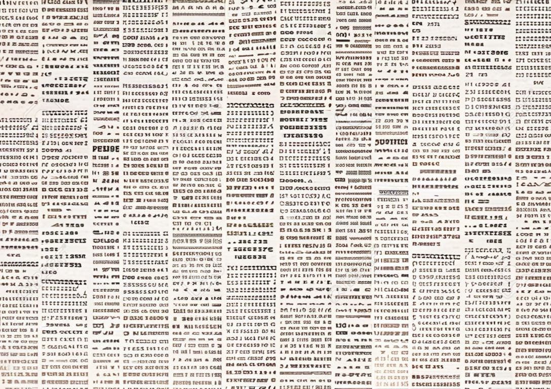 古い新聞紙のテクスチャの背景。ぼやけたヴィンテージ新聞の背景。熟成紙テクスチャページ。灰色のコラージュニュース用紙の背景。