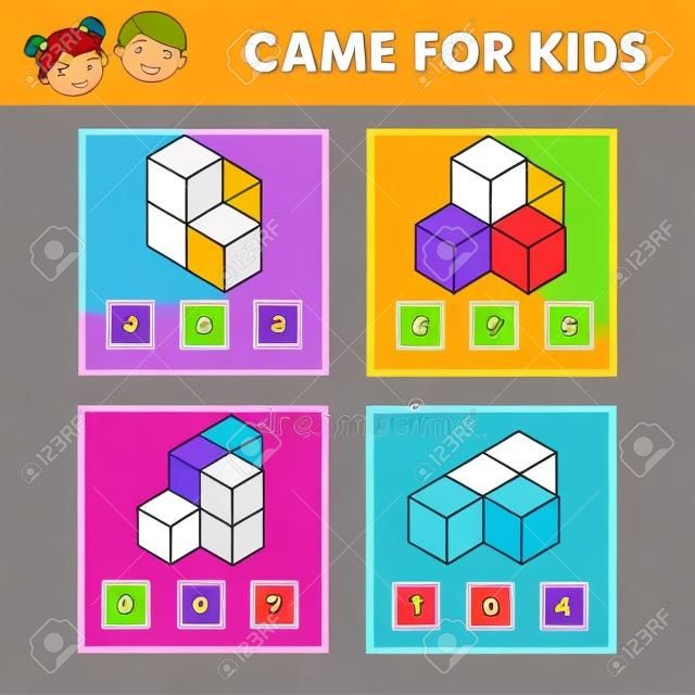 Jogo De Lógica De Jogo Educacional Para Crianças Para ícone De