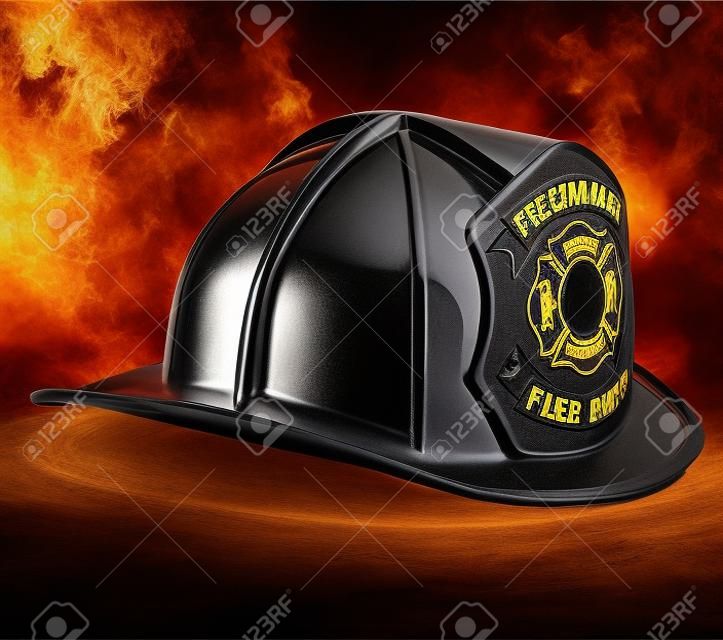 bombero de casco