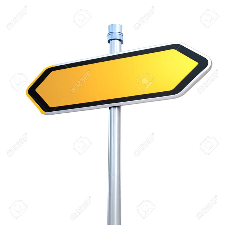 blank road signs