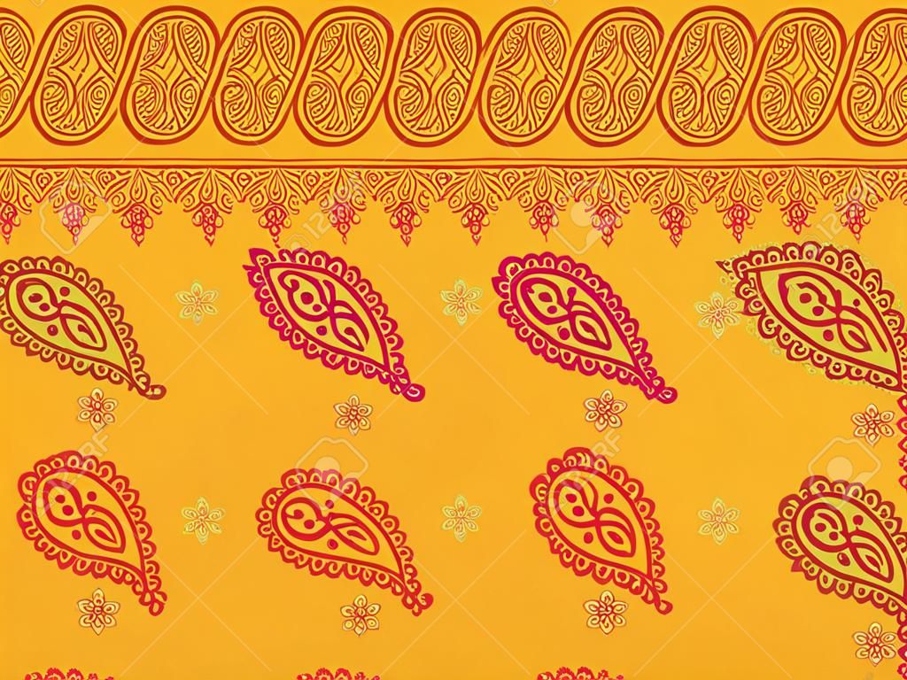 Paisley Mandala Background