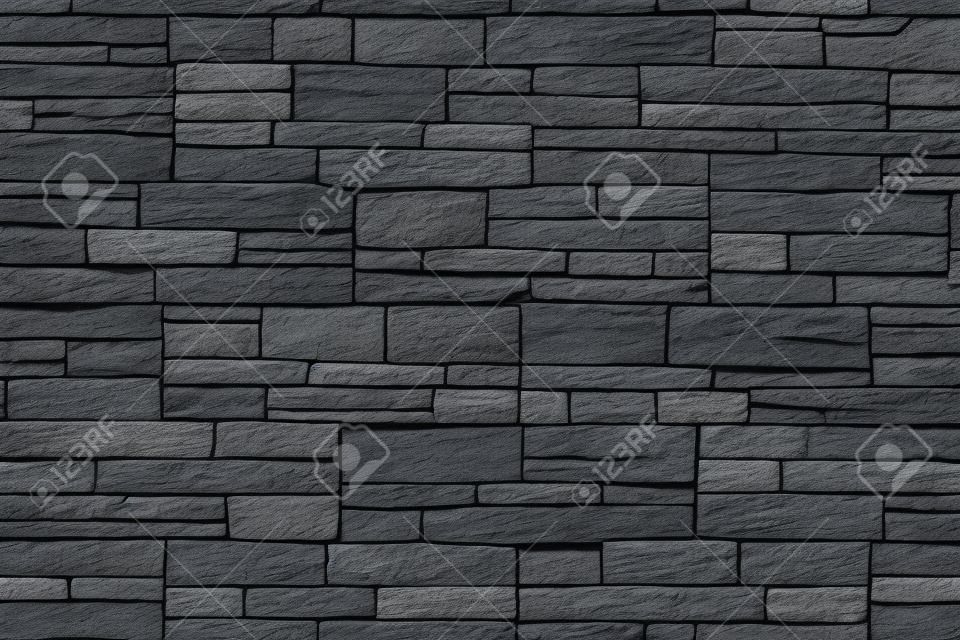 New Slate Stone Wall - Texture Background