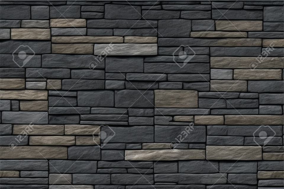 新しいスレートの石の壁 - 背景テクスチャ