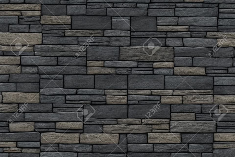 New Slate Stone Wall - Texture Background