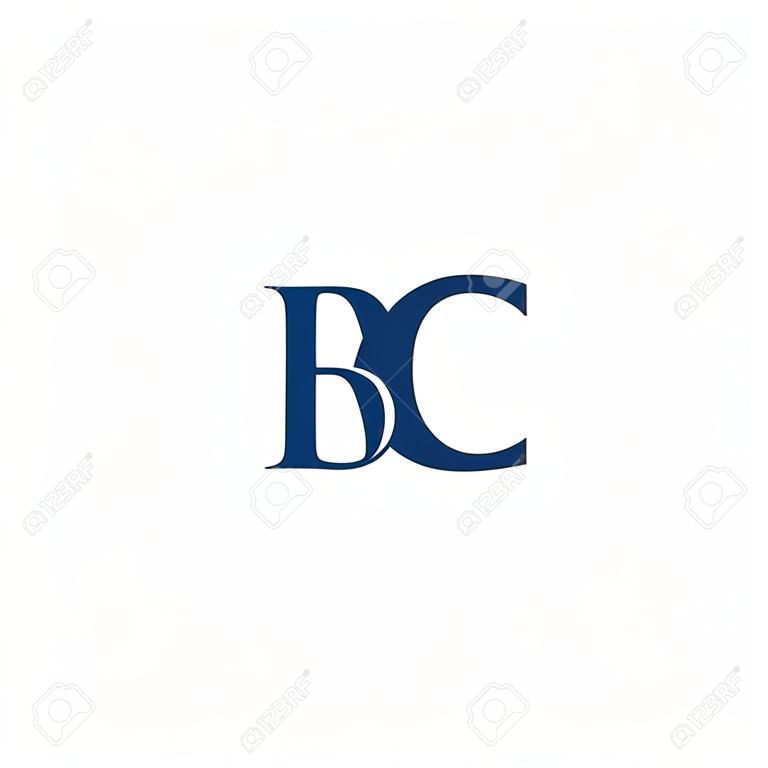BC letter Business design template logo
