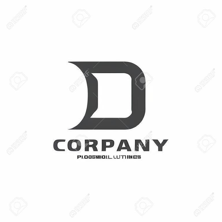 creatieve letter D logo. Abstract business logo design template. moderne Letter D Logo template bewerkbaar voor uw bedrijf.