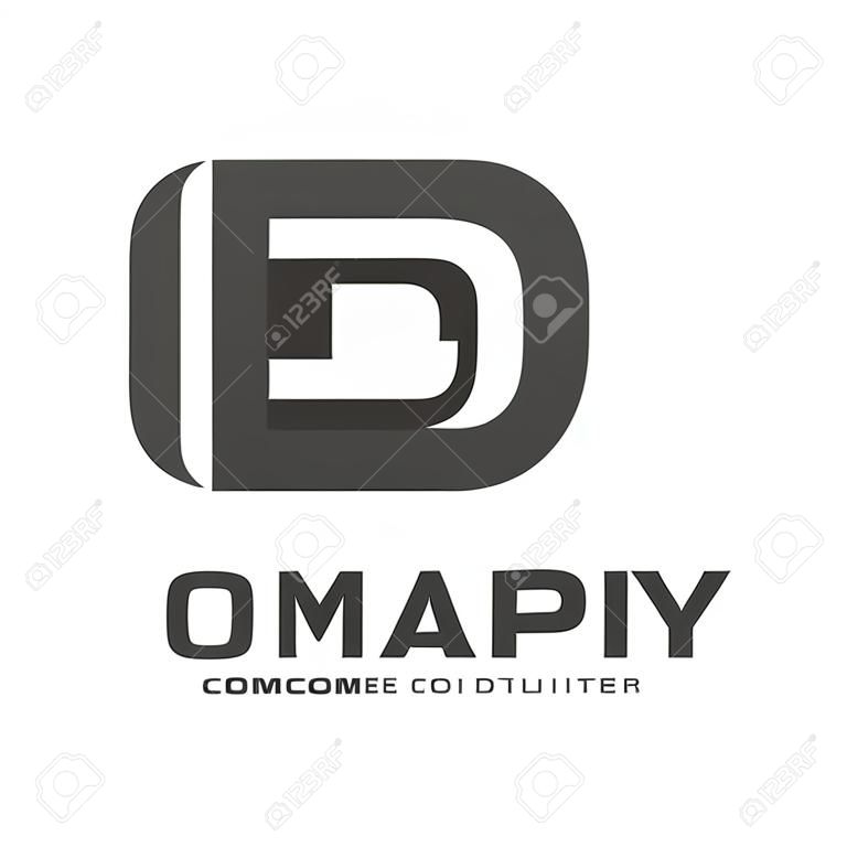 creatieve letter D logo. Abstract business logo design template. moderne Letter D Logo template bewerkbaar voor uw bedrijf.