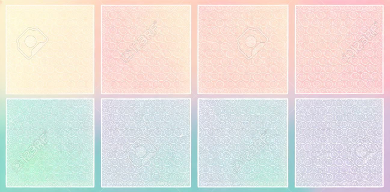 pattern circle pastel tone background
