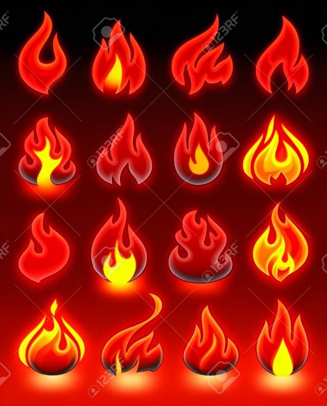火焰设置3D红色图标