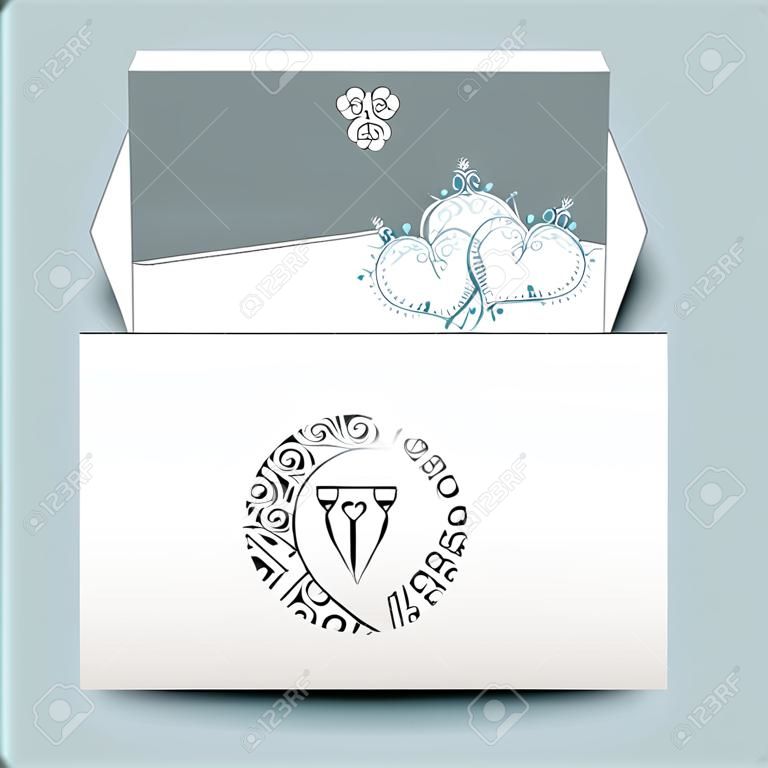 Design of wedding envelope 