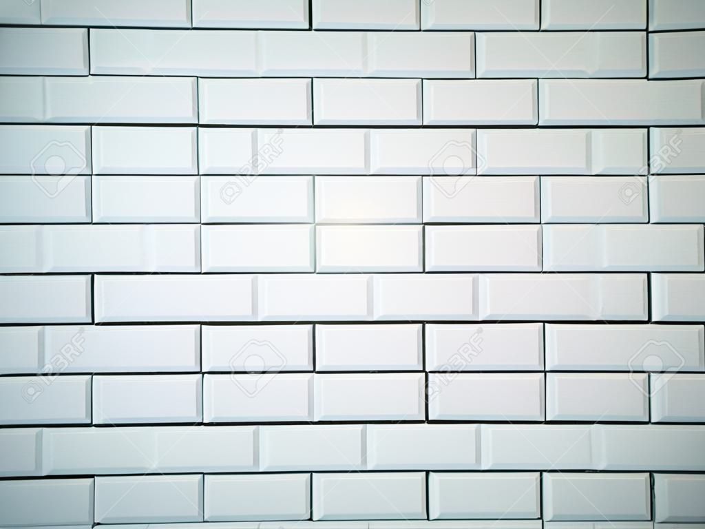 Grunge biały blok z tworzywa sztucznego ściana tło.