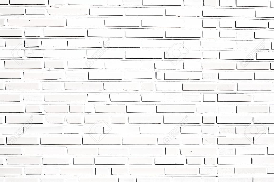 白色的磚牆紋理作為背景