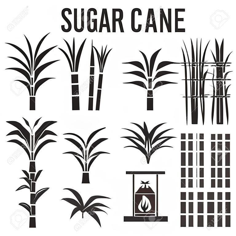 Zuckerrohr-Icons